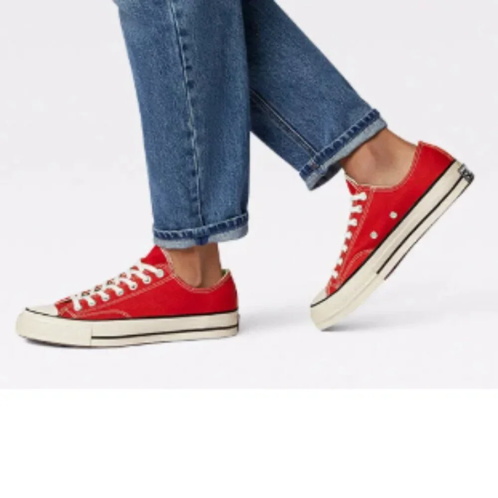 Red Converse Low